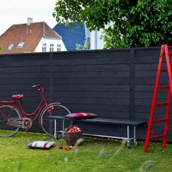 PLUS Klink Profilhegn 174×166 cm Sort
