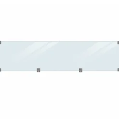 PLUS Klink Profilhegn m/glas 174×163 cm