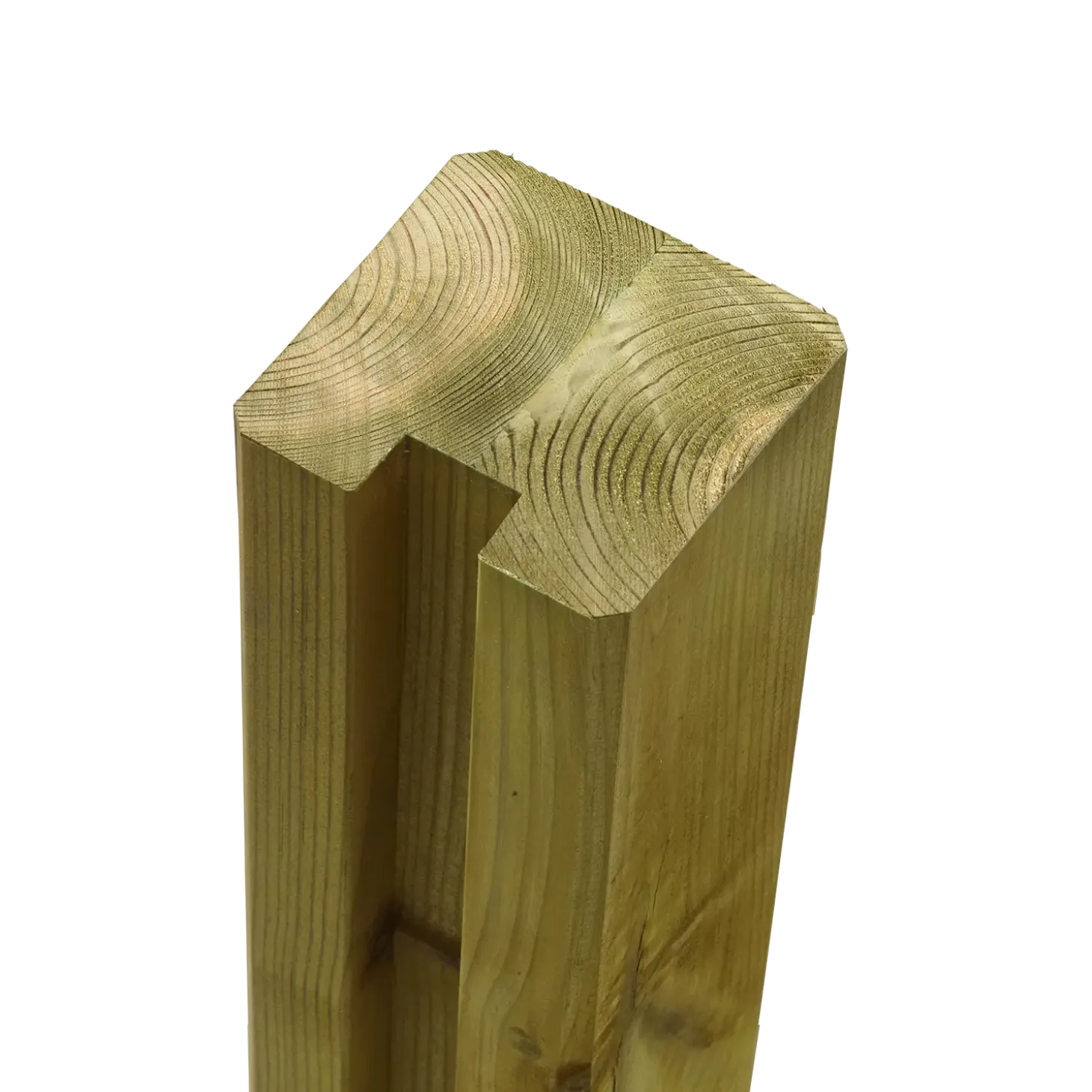 Plus Klink profilhegn m/glas 174x125 cm trykimprægneret