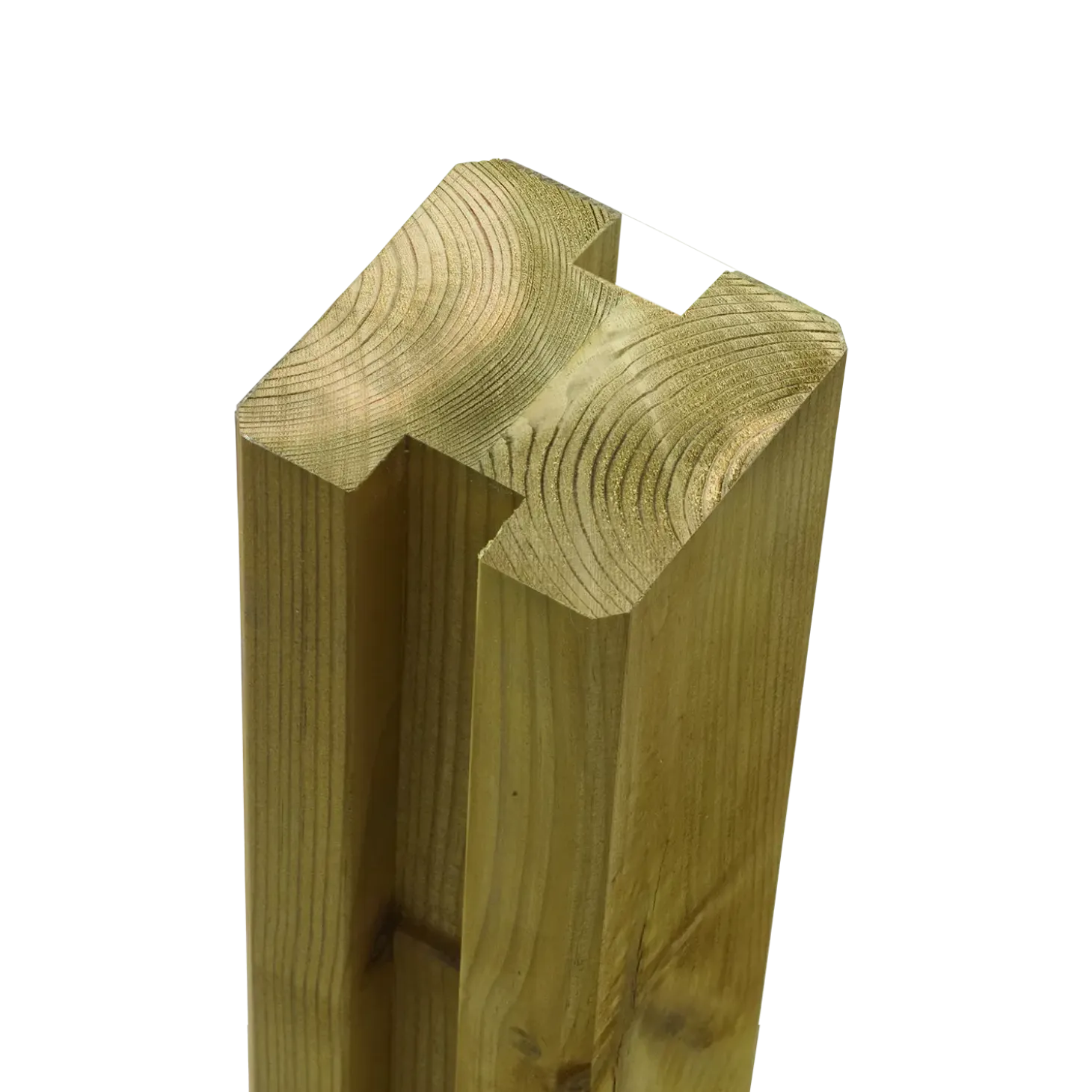 Plus Klink profilhegn m/glas 174x125 cm trykimprægneret