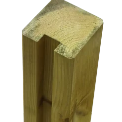 PLUS Krydsskåret Profilstolpe m/1 spor 9×9×188 cm