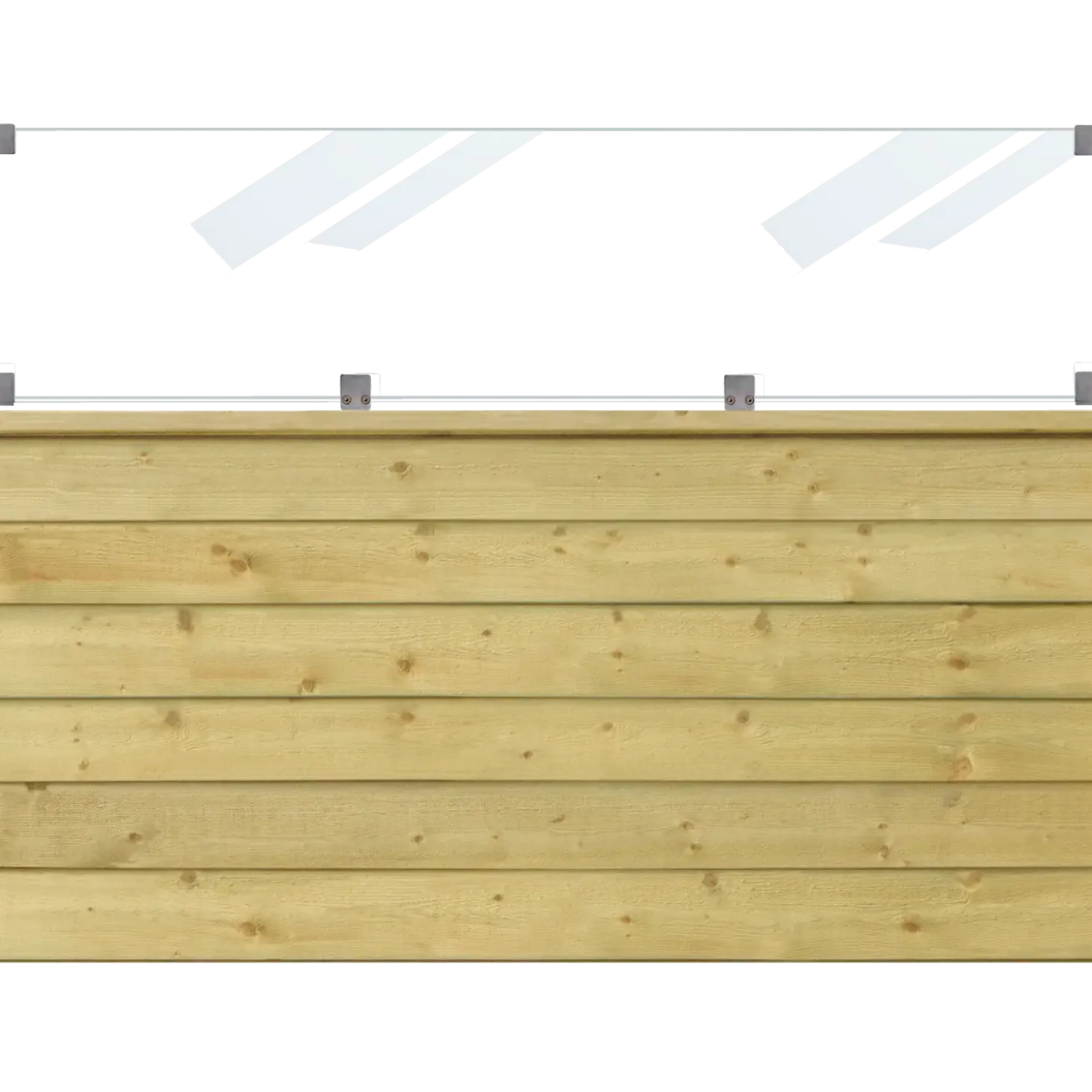 Plus krydsskåret profilstolpe m/1 spor 90x90 mmx længde 188 cm sort