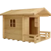 PLUS Legehus 182×161 cm + 72 cm terrasse ubehandlet inkl. tagpap