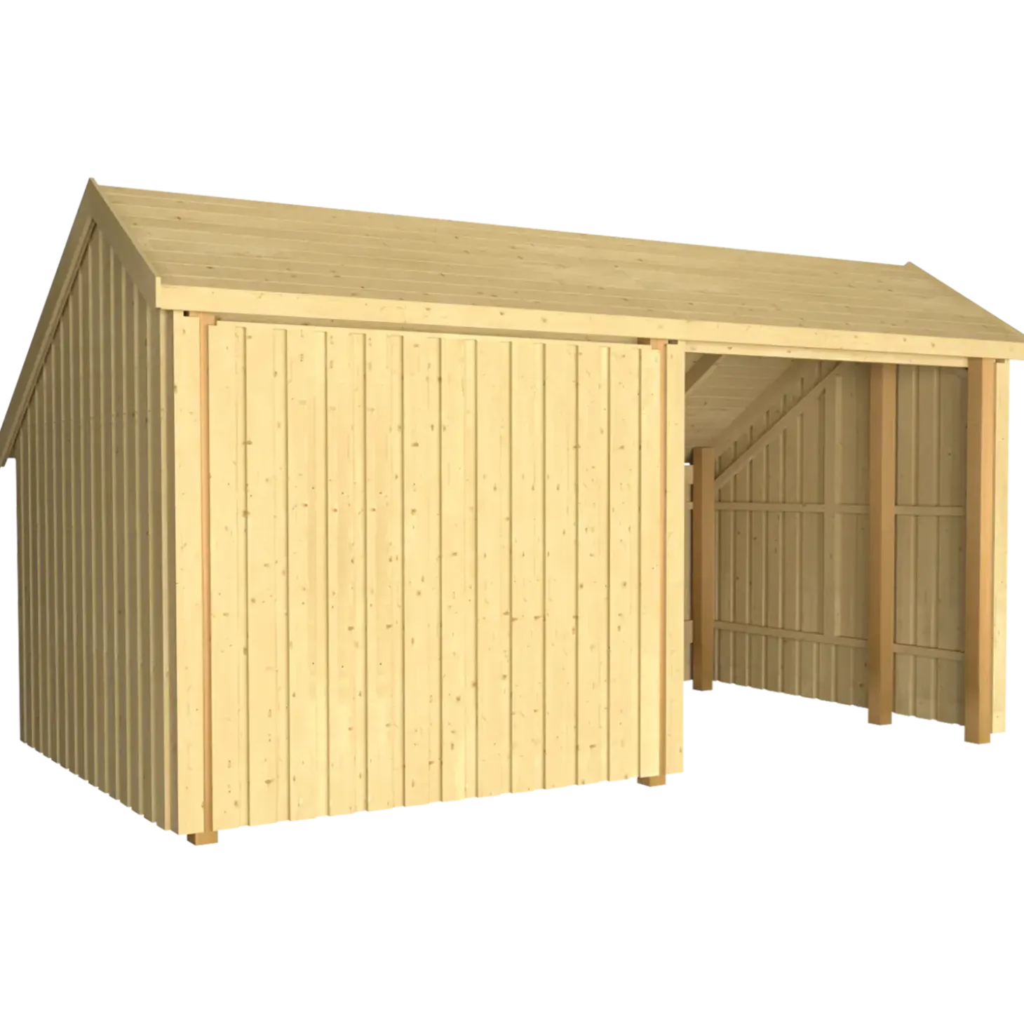 Plus Multi shelter 2 moduler med shelter og opholdsrum Inkl. beslag/skruer og shelter bund