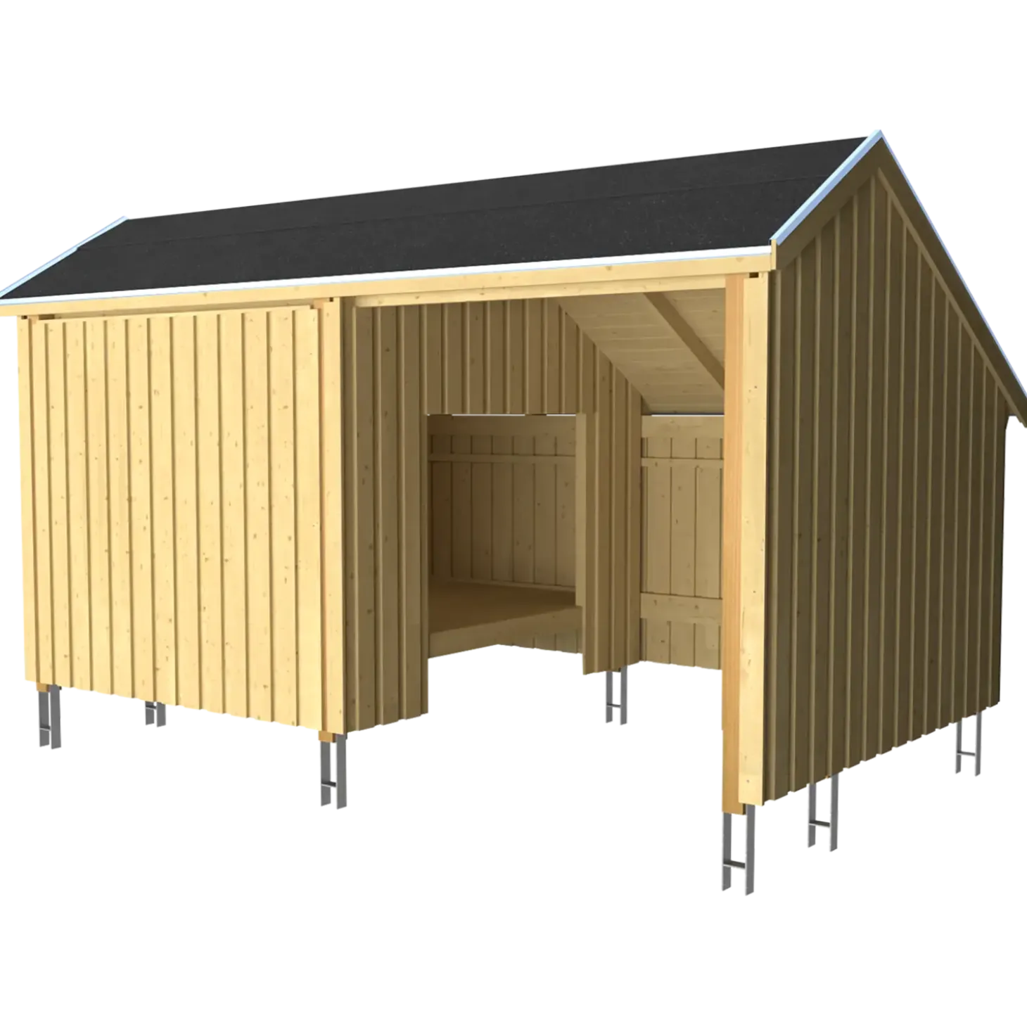 Plus Multi shelter 2 moduler med shelter og opholdsrum Inkl. beslag/skruer og shelter bund