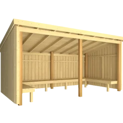 Plus Nordic bålhytte 9,5 m2 - Type 1A