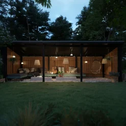 Plus Nordic Multi havehus 14 m² 3 moduler med åben front