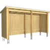 Plus Nordic Multi havehus 4,7 m² 2 moduler med åben front