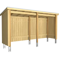 Plus Nordic Multi havehus 4,7 m² 2 moduler med åben front