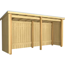 Plus Nordic Multi havehus 4,7 m² 2 moduler med åben front