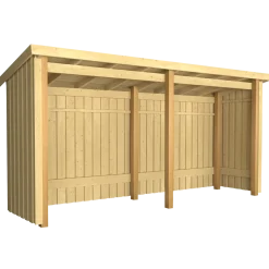 Plus Nordic Multi havehus 4,7 m² 2 moduler med åben front