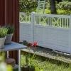 Plus Nostalgi hegn 180x95 cm hvid