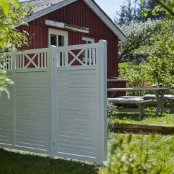 Plus Nostalgi hegn 180x95 cm hvid