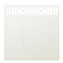 Plus Nostalgi hegn 180x95 cm hvid