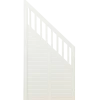 Plus Nostalgi skråelement 90x180/95 cm hvid