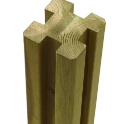PLUS Omlimet Profilstolpe m/4 spor 9×9×298 cm