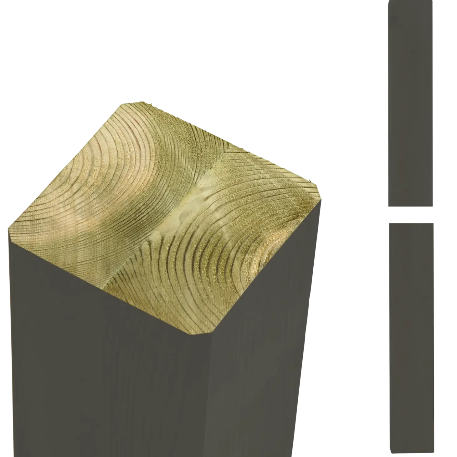 Plus Omlimet stolpe 9x9x128 cm