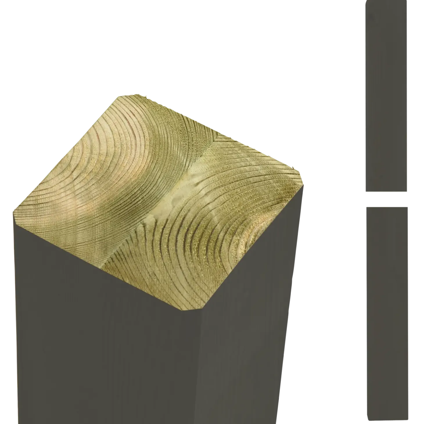 Plus Omlimet stolpe 9x9x148 cm