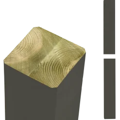Plus Omlimet stolpe  9x9x238 cm