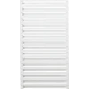 Plus Osaka hegn 90x180 cm hvid