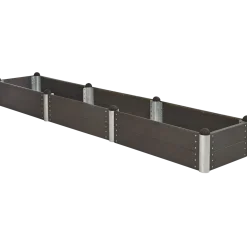Plus PIPE højbed 78x78x36 cm sort
