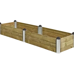 Plus PIPE højbed 80x80x36 cm trykimprægneret
