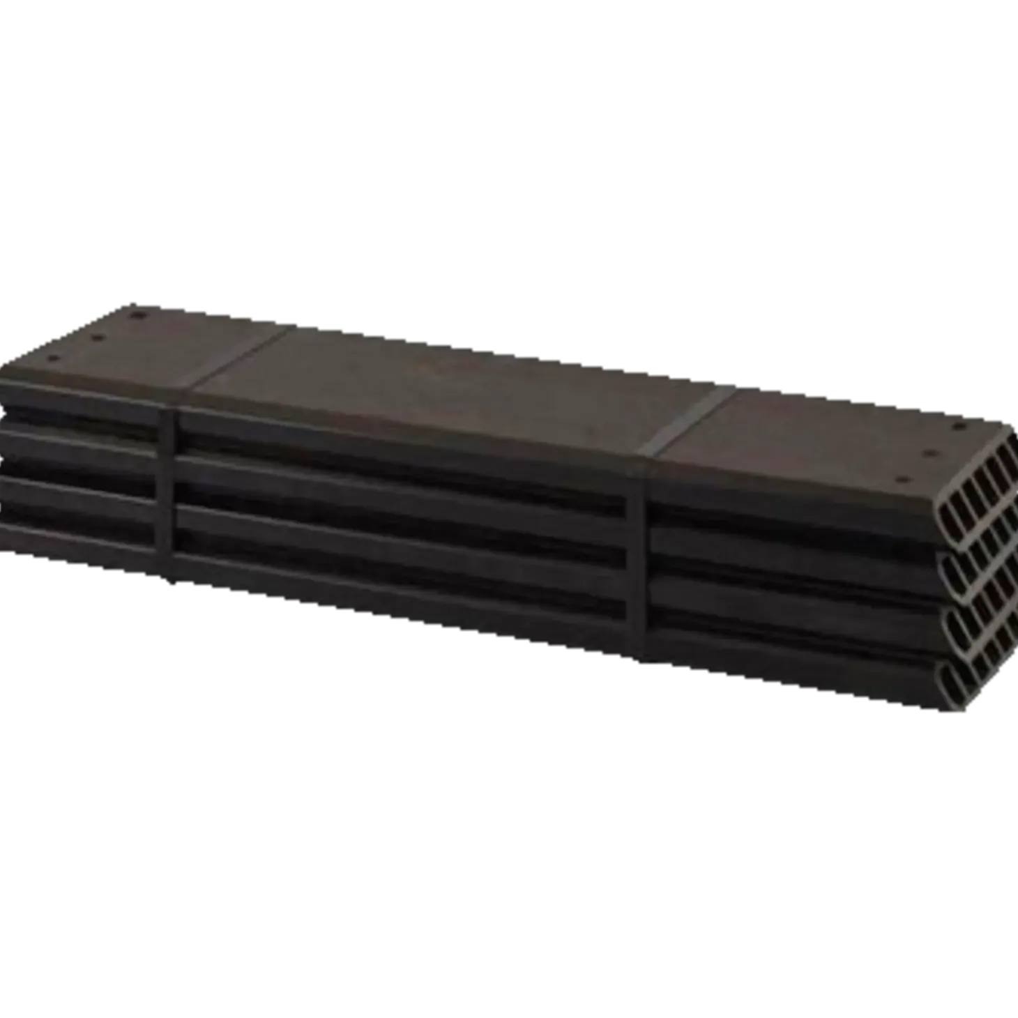 Plus PIPE kompositplanker 60 cm 4 stk skifergrå