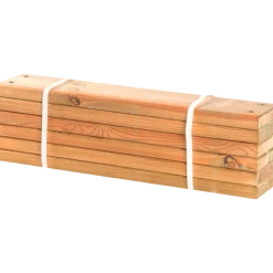 Plus PIPE planker 60 cm 6 stk lærketræ