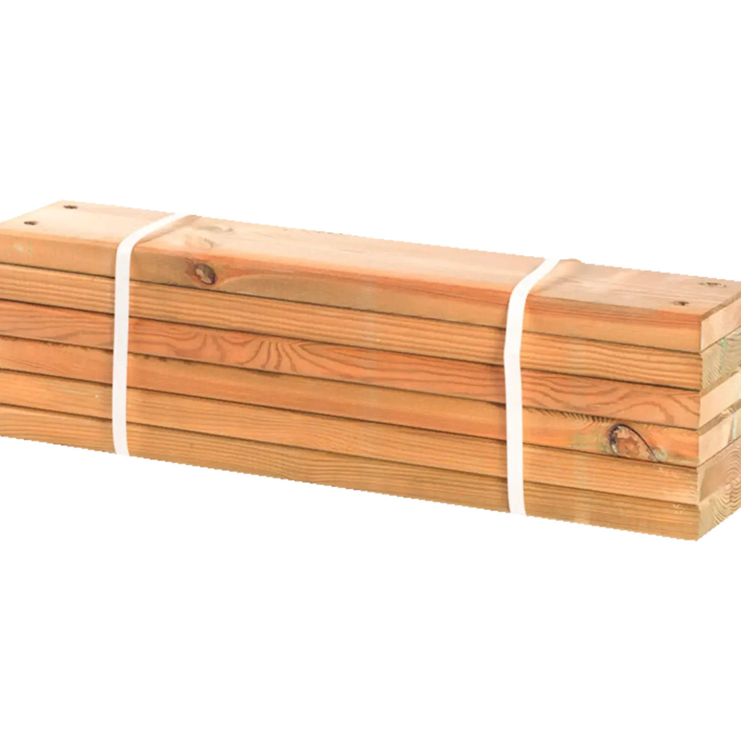 Plus PIPE planker 60 cm 6 stk lærketræ