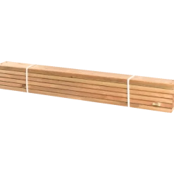 Plus PIPE planker 60 cm 6 stk lærketræ