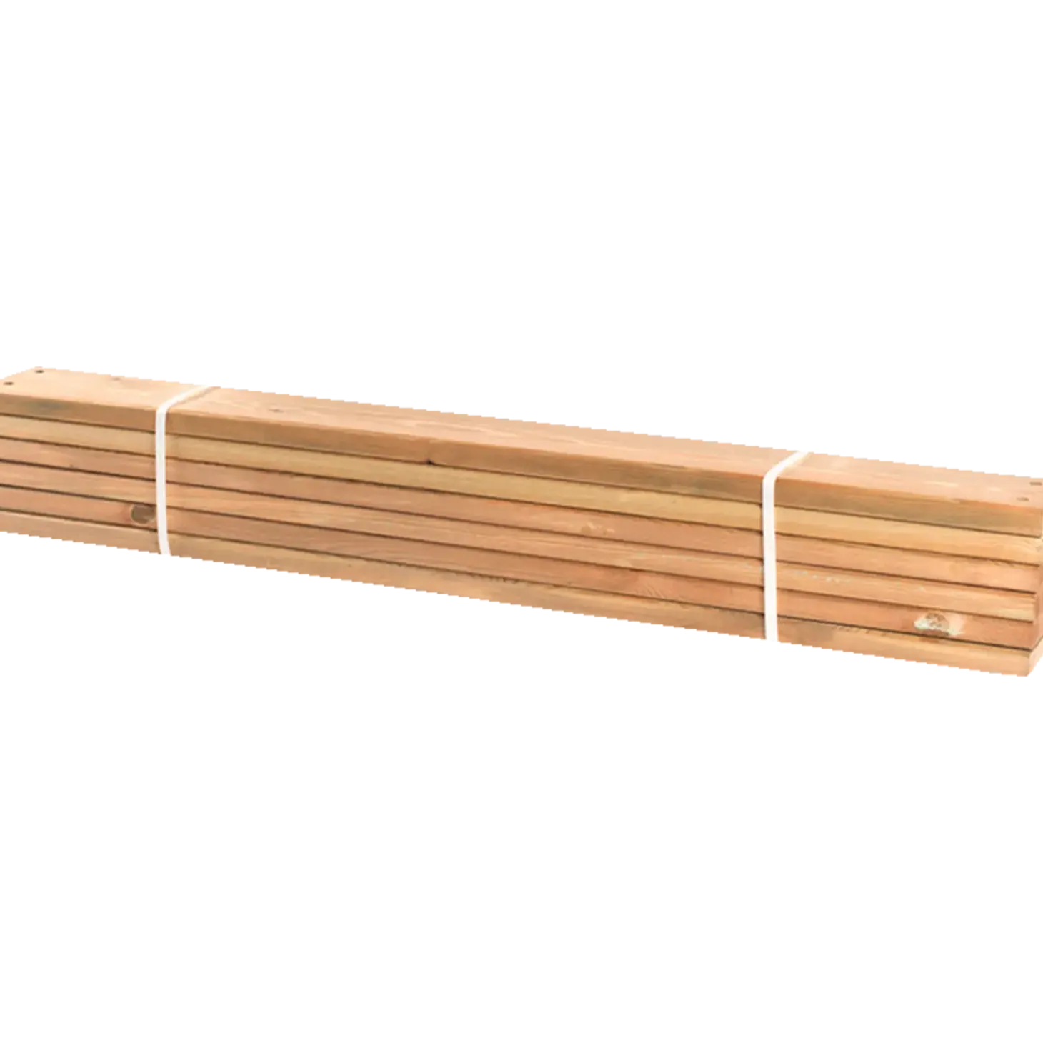 Plus PIPE planker 60 cm 6 stk lærketræ