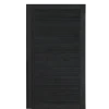 Plus Plank enkeltlåge 100x125 cm sort