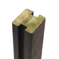 Plus Plank enkeltlåge 100x125 cm sort