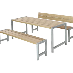 Plus Plankesæt m/1 ryglæn 186 cm ThermoWood®