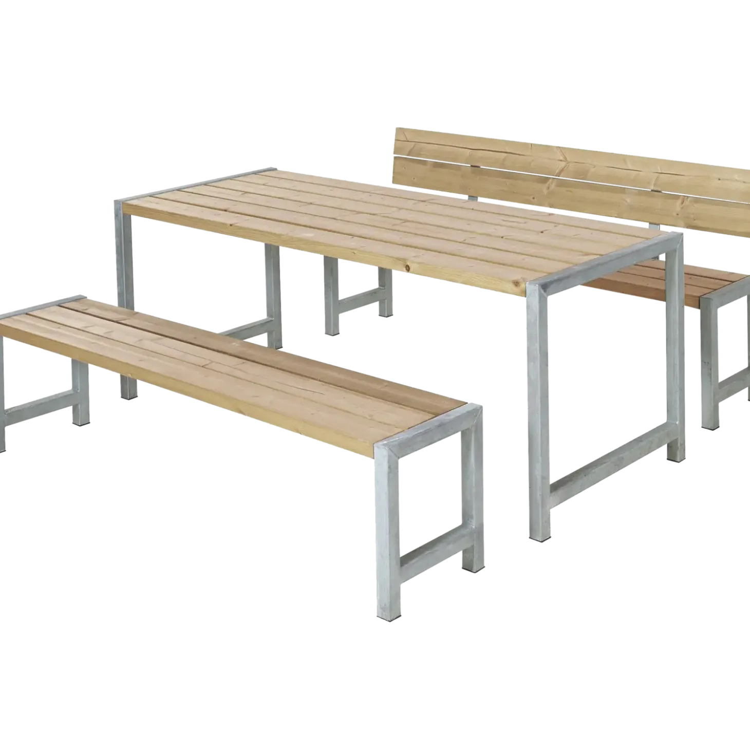 Plus Plankesæt m/1 ryglæn 186 cm ThermoWood®