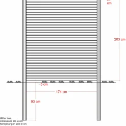 PLUS Plank Profilhegn 174×203 cm