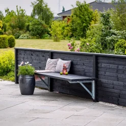 PLUS Plank Profilhegn 174×91 cm Sort