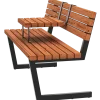 PLUS Relax bænk m/hængebord 150 cm ThermoWood®