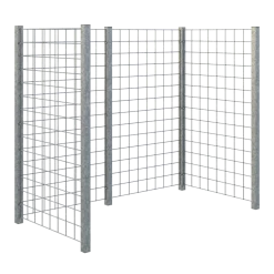 Plus renovationsskjul stålespalier 173,5x89x147 cm varmgalvaniseret