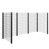 Plus renovationsskjul stålespalier 193,5x99x147 cm sort