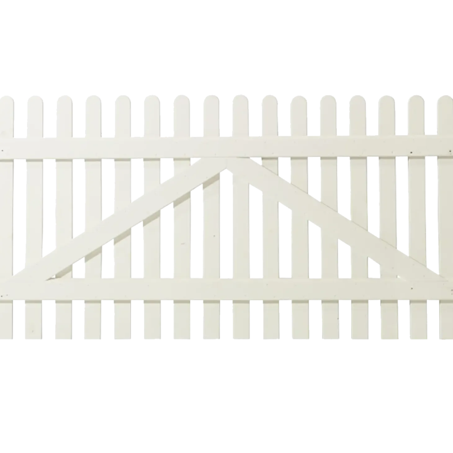 Plus Retro dobbeltlåge inkl. beslag 300x80 cm hvid