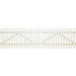 Plus Retro dobbeltlåge 300x80 cm hvid