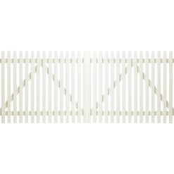 Plus Retro dobbeltlåge 300x80 cm hvid