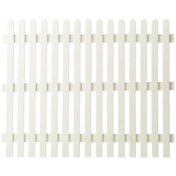 Plus Retro hegn 150x80 cm hvid