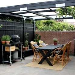 Plus Rustik hegn 180x138 cm sort
