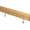 Plus Ryglæn til Zigma Bord/Bænkesæt 166 cm ThermoWood®