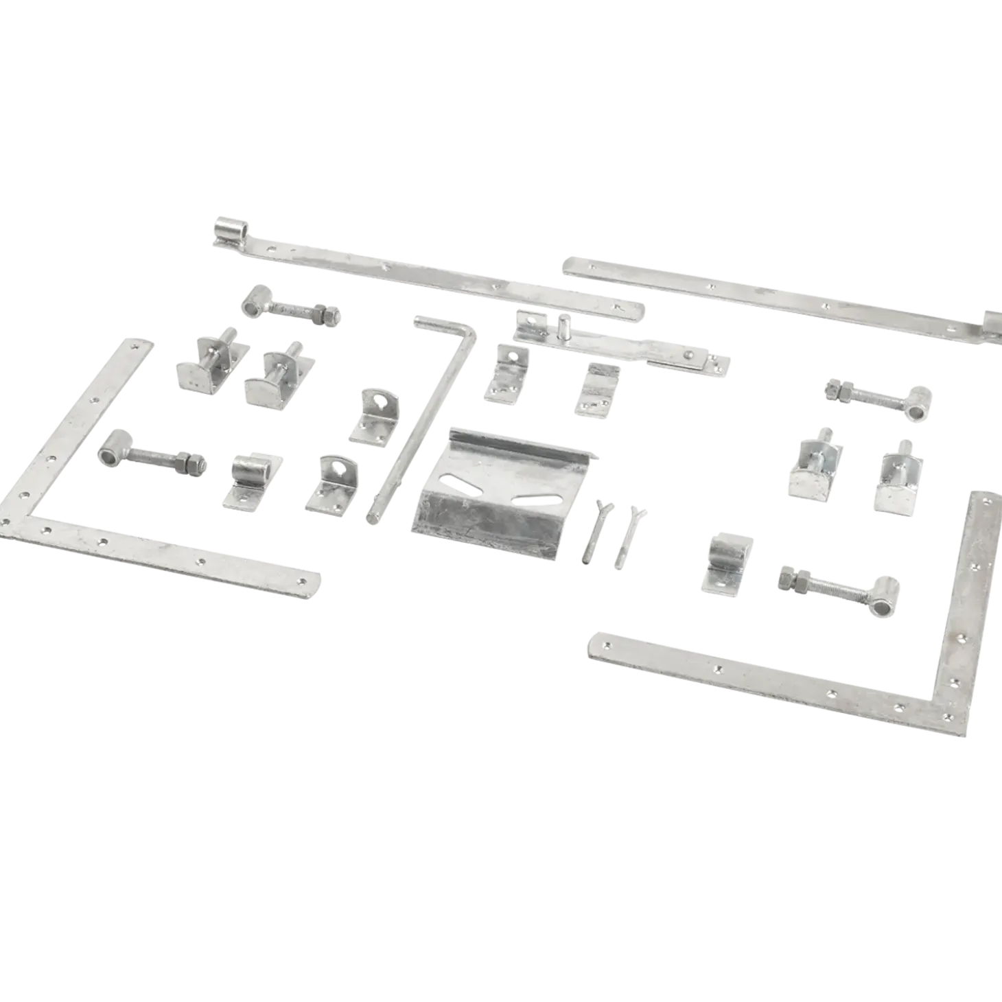Plus Sendai dobbeltlåge inkl. beslag 200x80 cm hvid