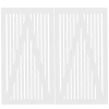Plus Sendai dobbeltlåge 200x80 cm hvid