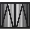 Plus Sendai dobbeltlåge 200x80 cm sort