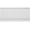 Plus Sendai hegn 180x80 cm hvid